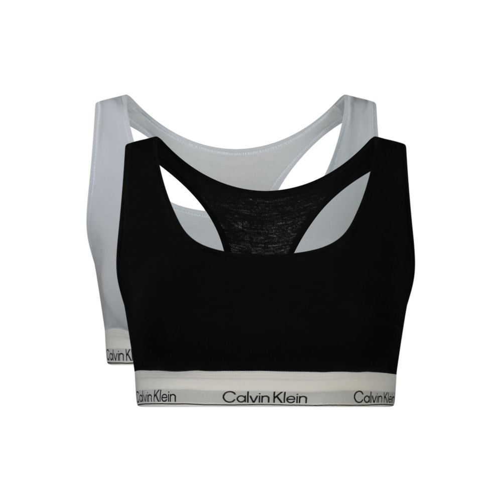 Calvin Klein Bralette 2er-Pack Schwarz/Hellblau – Produktansicht 1 | Arca Lucia