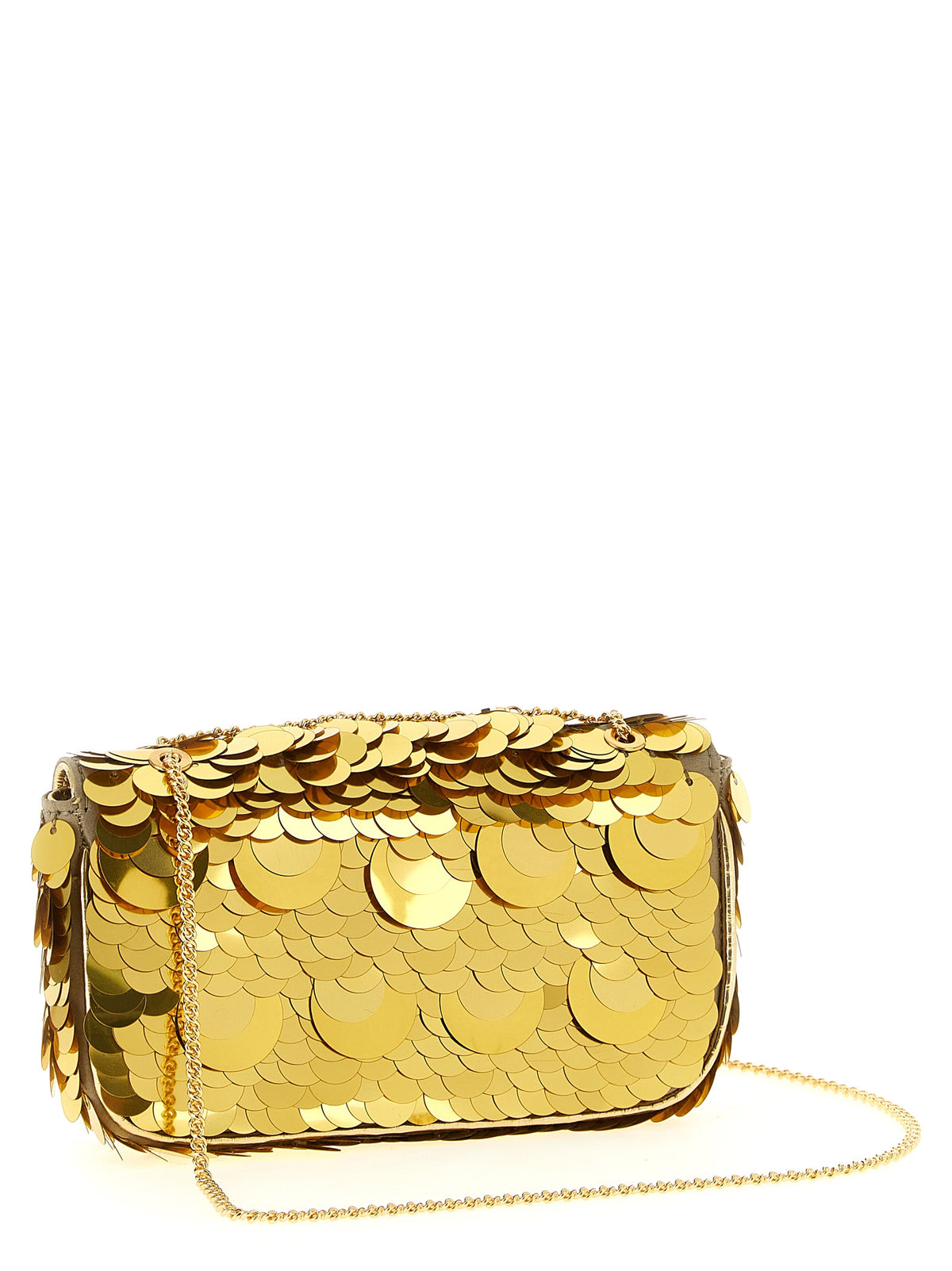 Paco Rabanne Sparkle Mini Schultertasche Gold