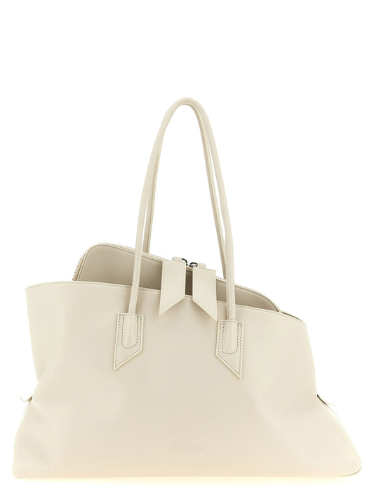 The Attico Borsa a Spalla in Pelle Bovina – Bianco
