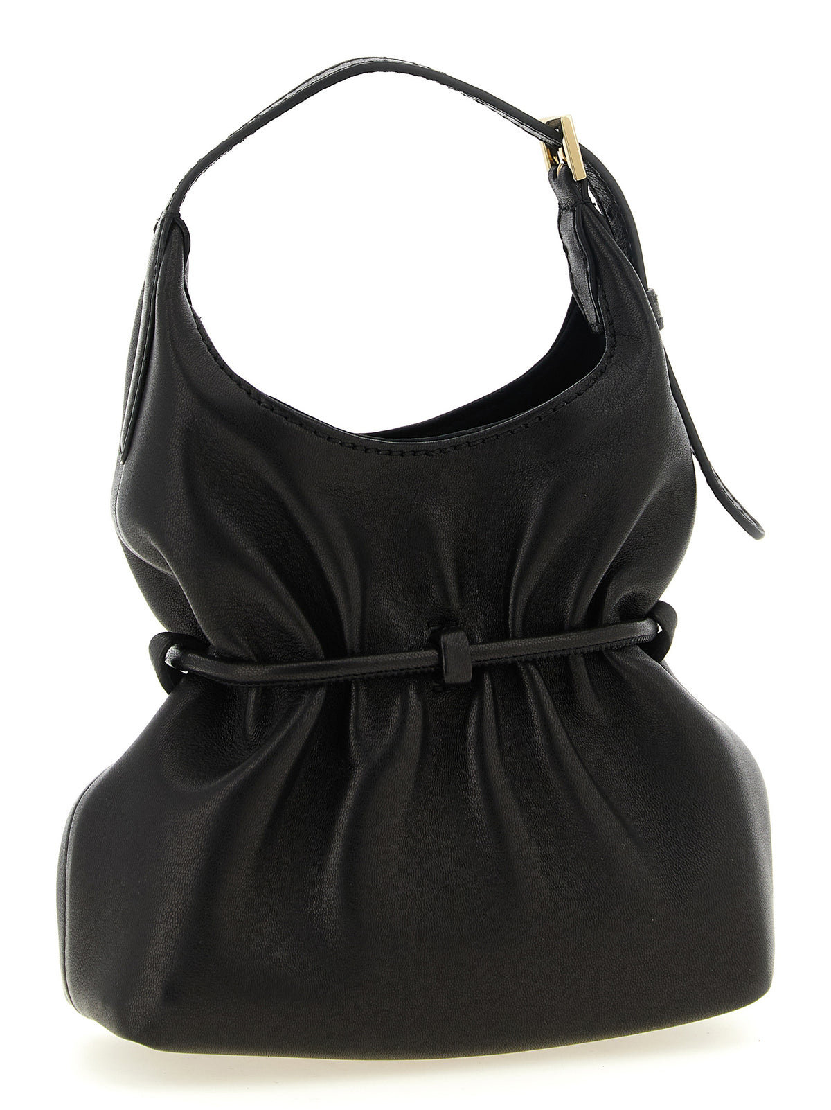 Balmain Borsa a Spalla in Pelle di Agnello – Nero