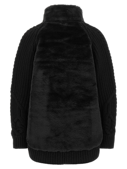 Herno Schwarzer Wollcardigan – Produktansicht 2 | Arca Lucia