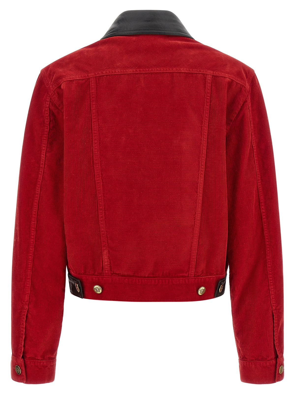 Versace Cotton Jacket Full-Length – Red