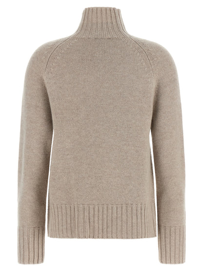 'S Max Mara Beige Wollstrickjacke