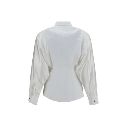 Camicia elegante Versace in cotone bianco