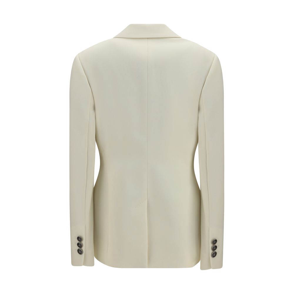 Blazer Versace in lana beige