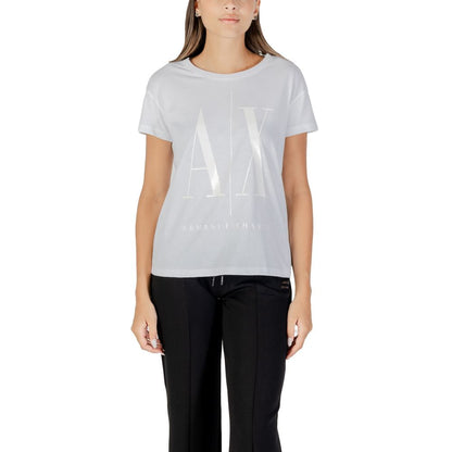 Armani Exchange T-Shirt in Cotone – Bianco