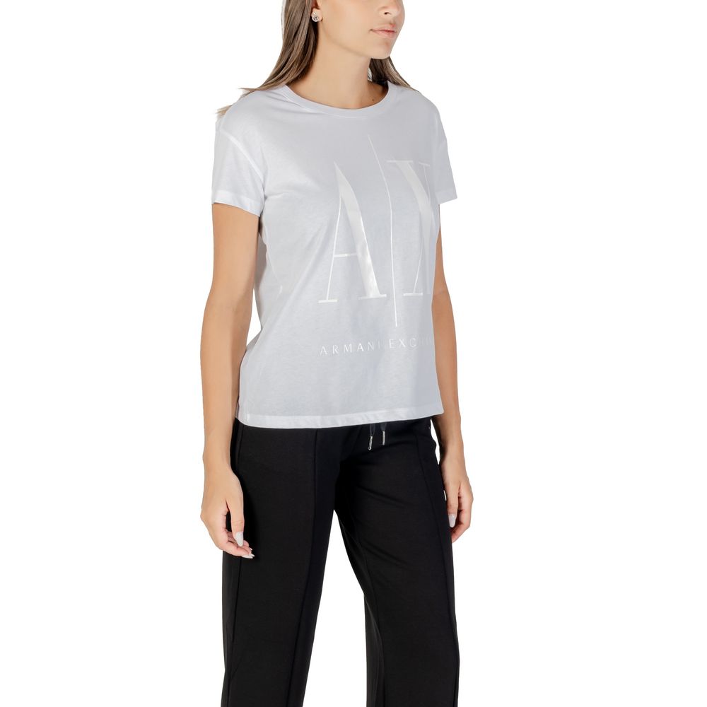 Armani Exchange T-Shirt in Cotone – Bianco