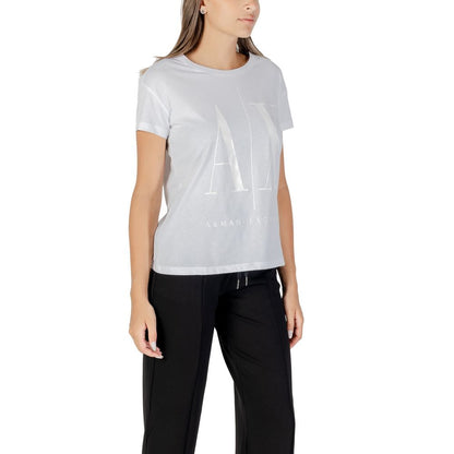 Armani Exchange T-Shirt in Cotone – Bianco