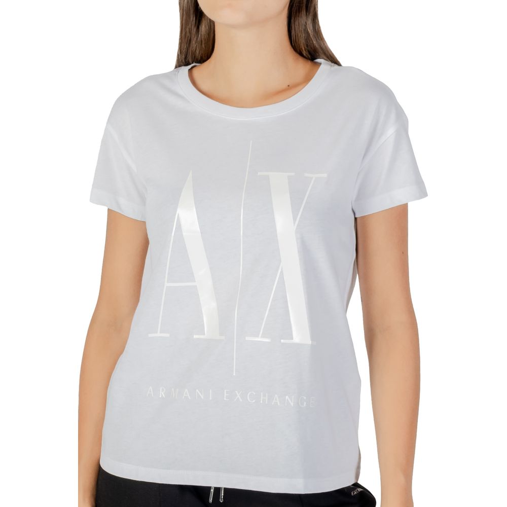 Armani Exchange T-Shirt in Cotone – Bianco