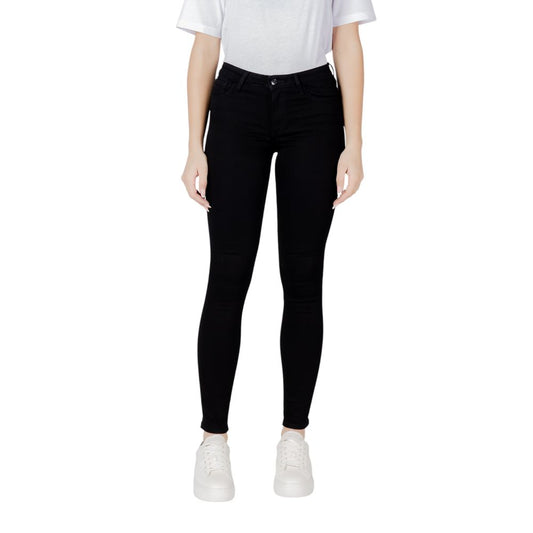 Armani Exchange Skinny Jeans in Cotton – Black