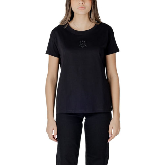 Armani Exchange Cotton T-Shirt – Black