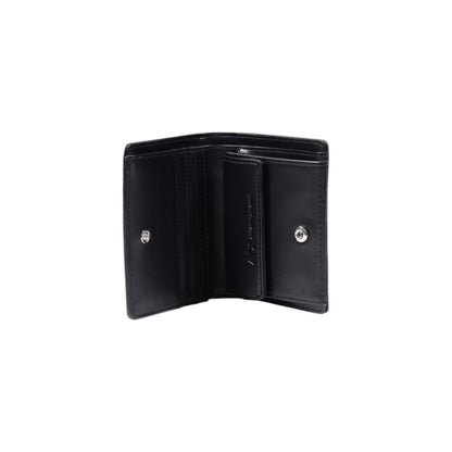 Armani Exchange Schwarzes Portemonnaie aus Polyester