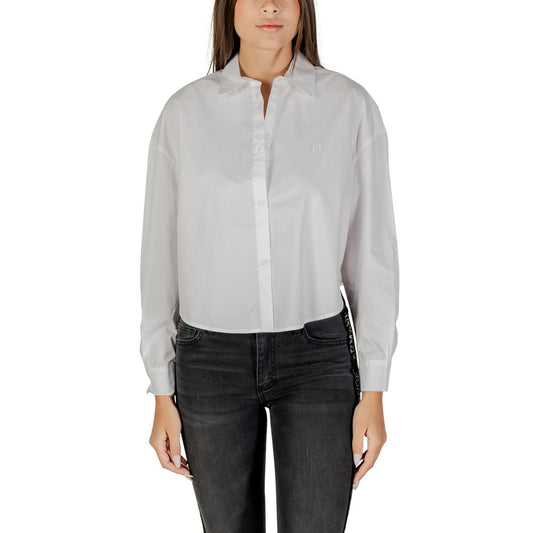 Armani Exchange Cotton Blouse – White