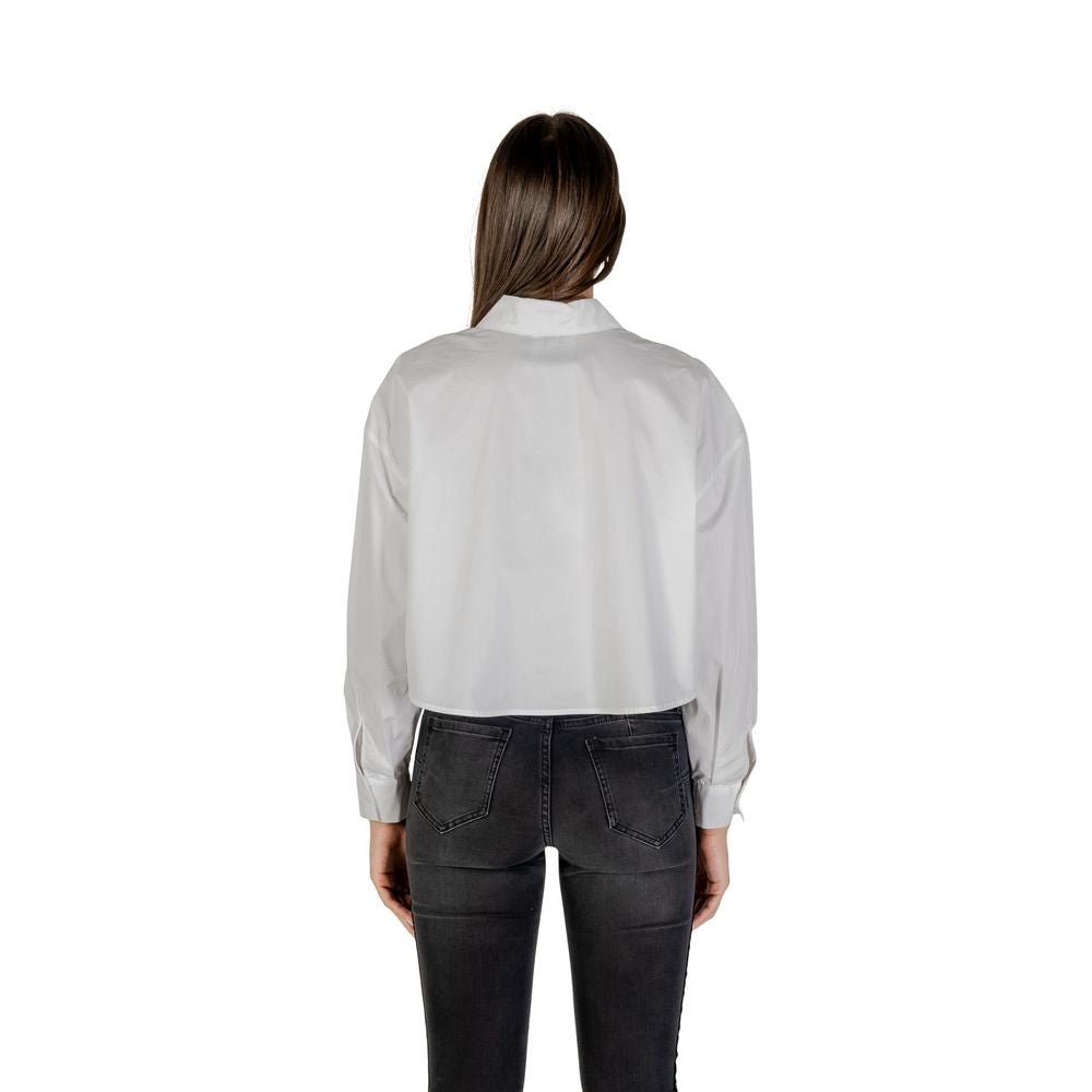 Armani Exchange Blusa in Cotone – Bianco