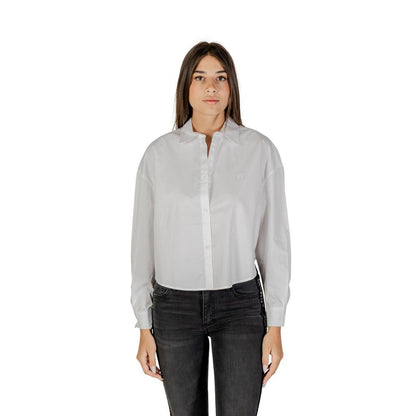 Armani Exchange Blusa in Cotone – Bianco