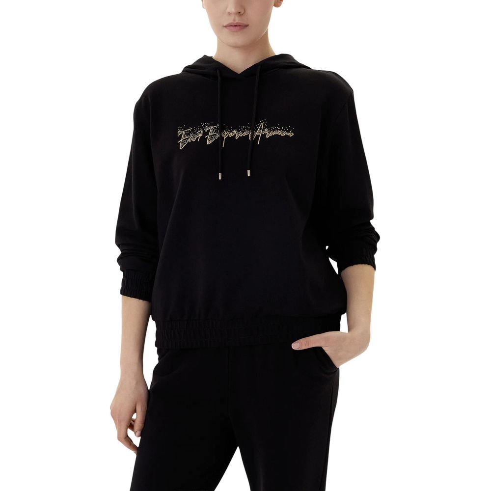EA7 Emporio Armani Schwarzer Baumwoll-Trainingsanzug – Produktansicht 3 | Arca Lucia