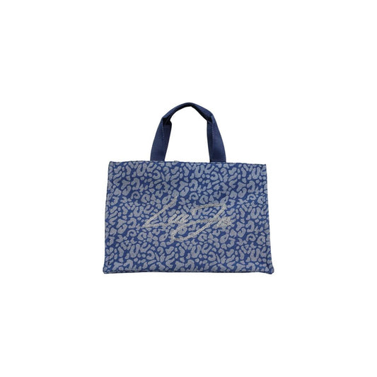 Liu Jo Blaue Baumwoll-Handtasche – Produktansicht 1 | Arca Lucia