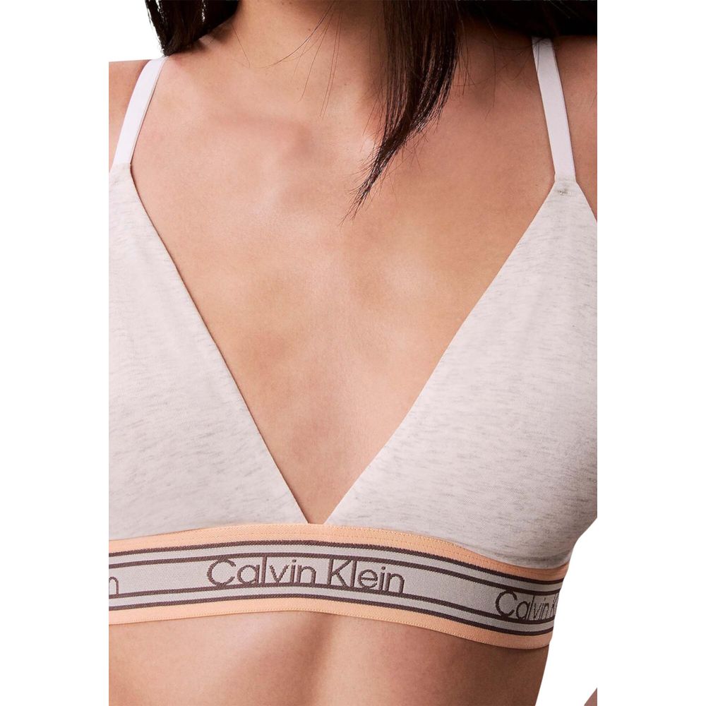 Calvin Klein Underwear Reggiseno in Cotone – Crema