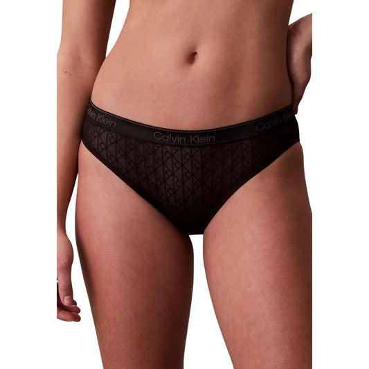 Calvin Klein Underwear Schwarze Nylon-Panty