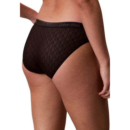Calvin Klein Underwear Schwarze Nylon-Panty