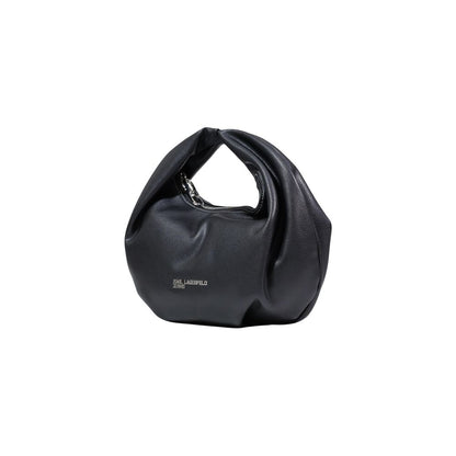 Karl Lagerfeld Schwarze Handtasche aus Polyethylen