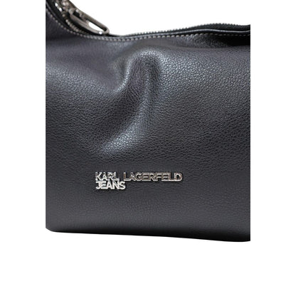 Karl Lagerfeld Schwarze Handtasche aus Polyethylen