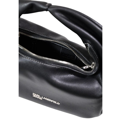 Karl Lagerfeld Schwarze Handtasche aus Polyethylen