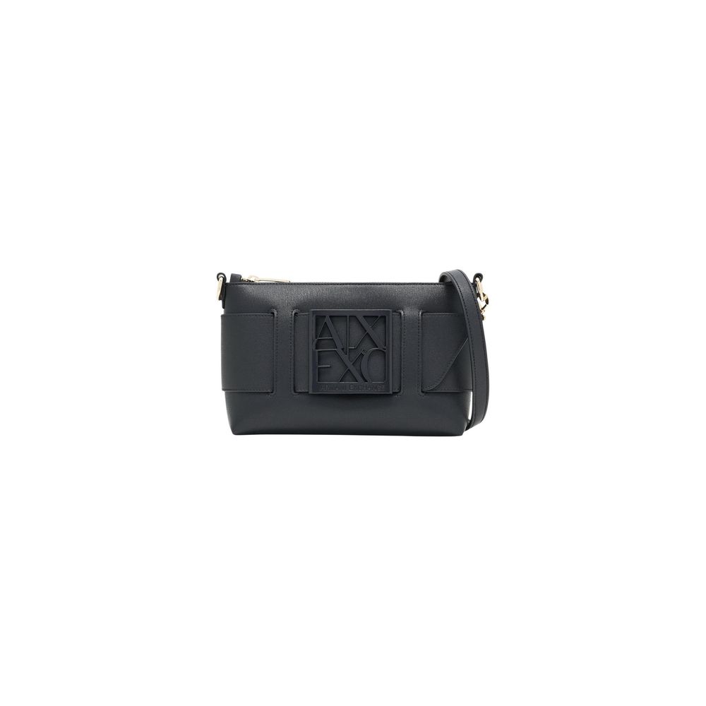 Armani Exchange Schwarze Handtasche aus Polyethylen
