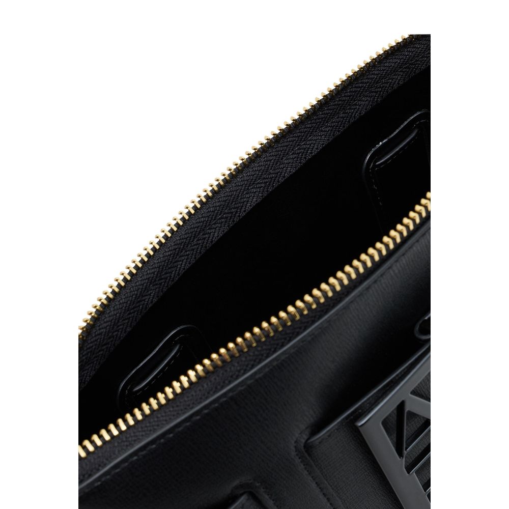 Armani Exchange Schwarze Handtasche aus Polyethylen