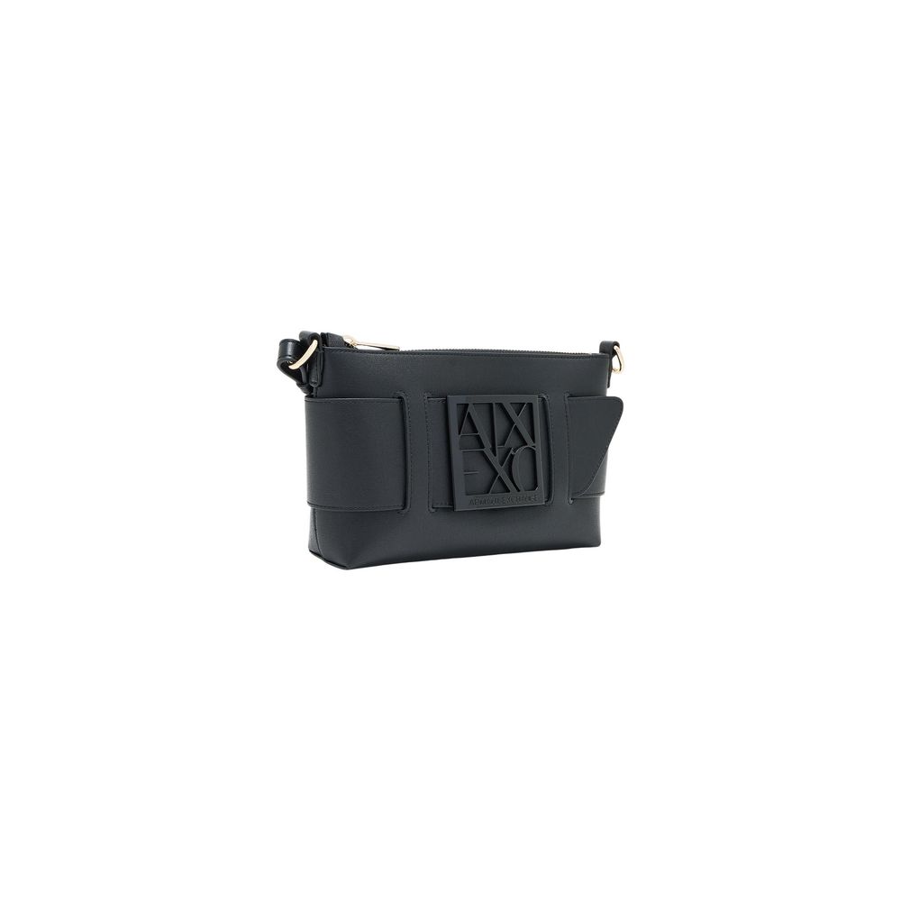 Armani Exchange Schwarze Handtasche aus Polyethylen