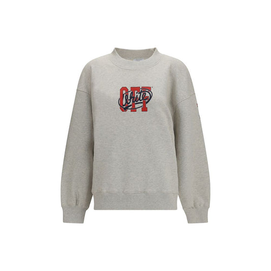 Off-White Cotton Sweater – Grey