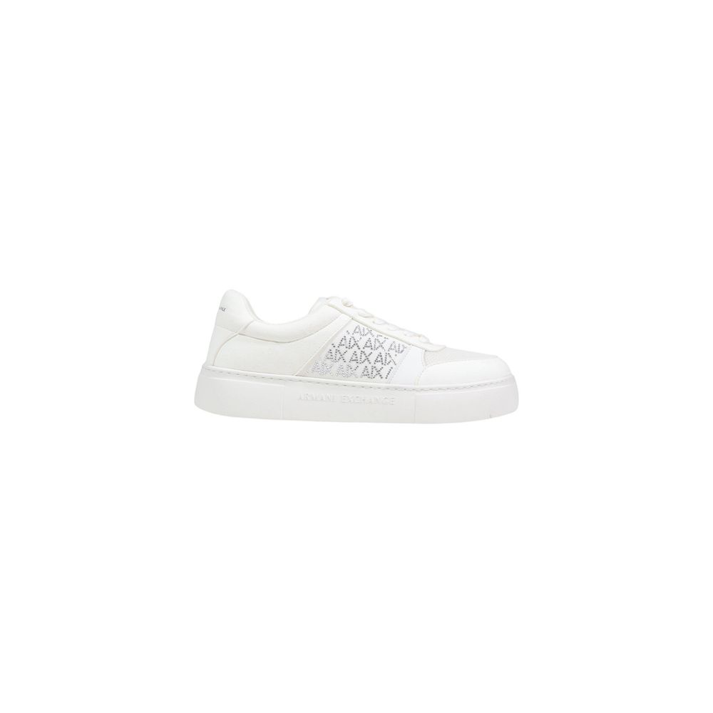 Armani Exchange Weiße Polyamid-Sneaker