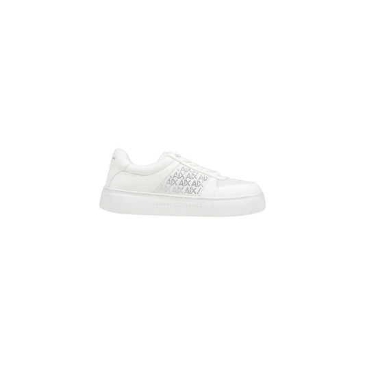 Armani Exchange White Polyamide Sneakers