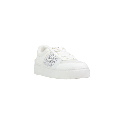 Armani Exchange Weiße Polyamid-Sneaker