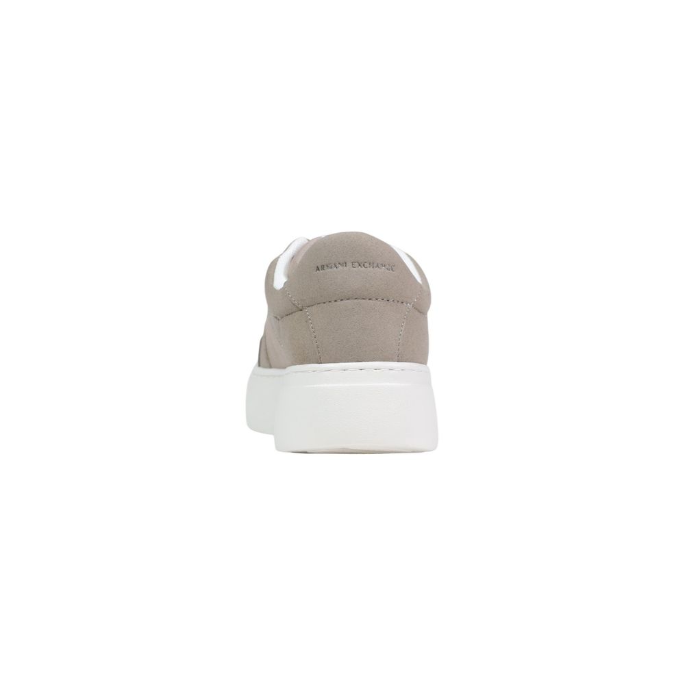 Armani Exchange Brown Polyamide Sneakers