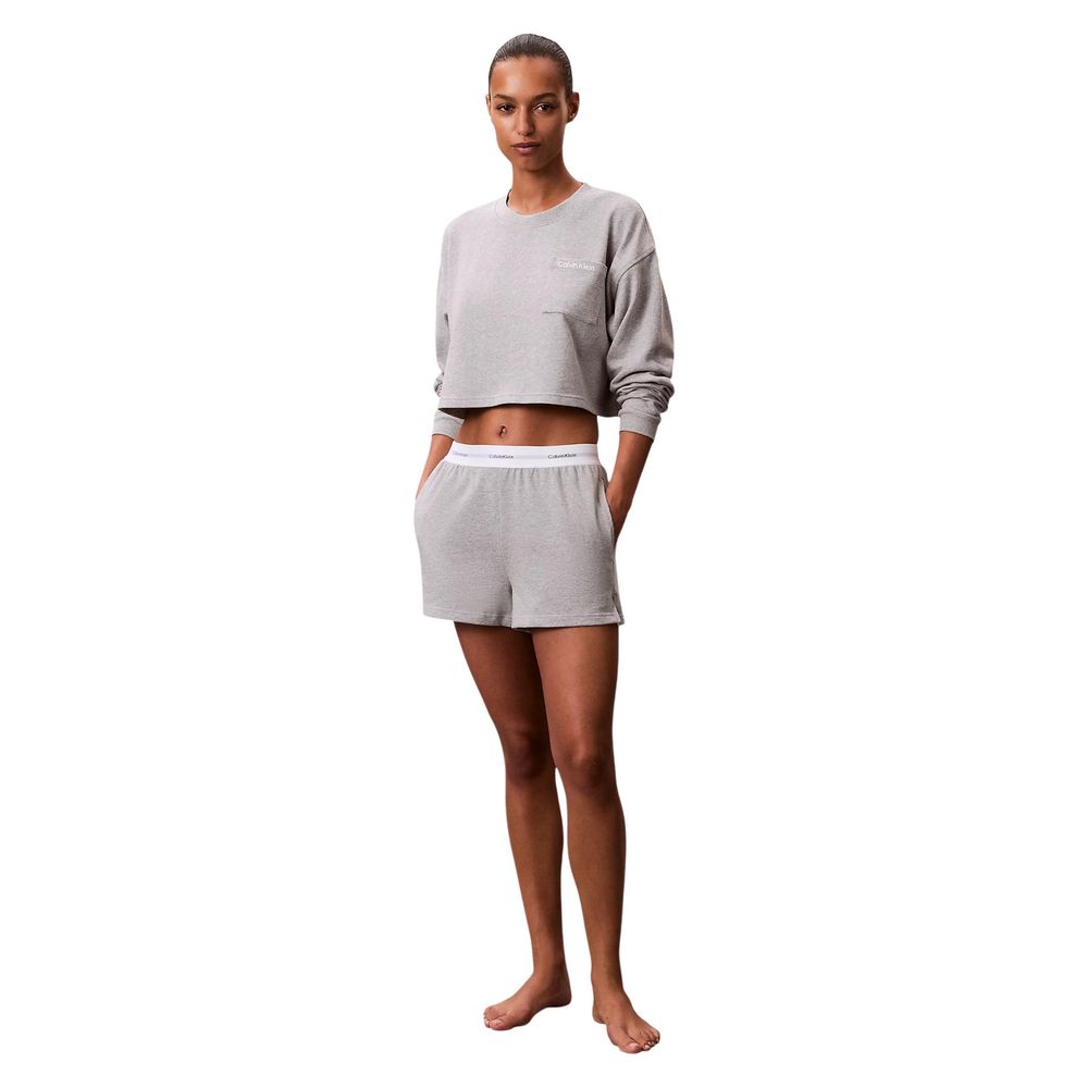 Calvin Klein Underwear Graue Baumwoll-Schlafanzughose