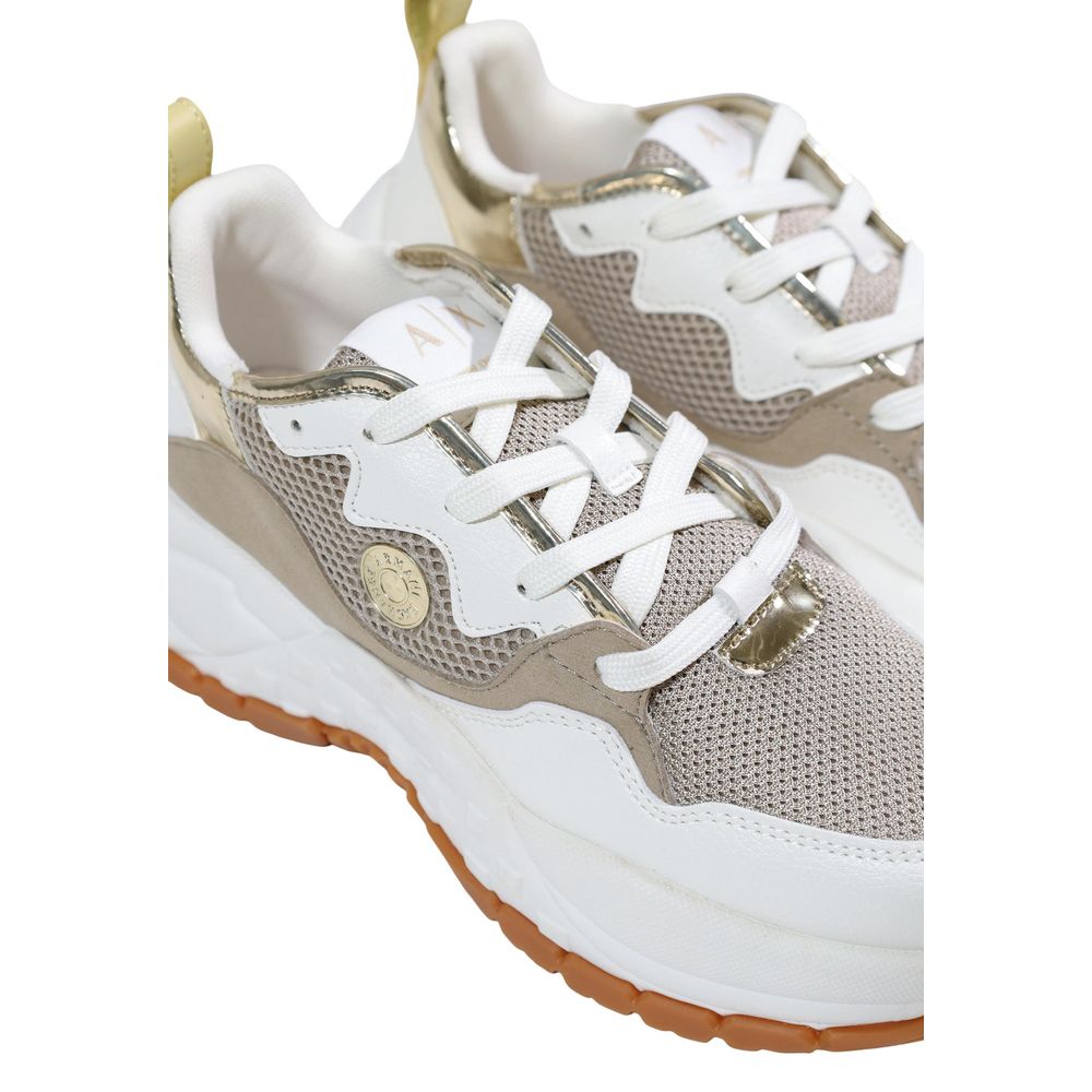 Armani Exchange Zweifarbige Sneaker aus Polyurethan