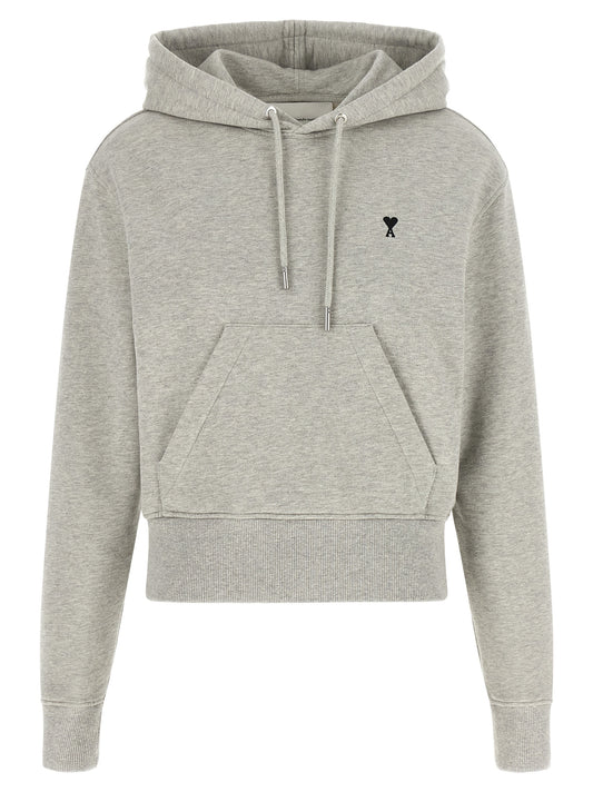 Ami Paris Grauer Baumwollpullover