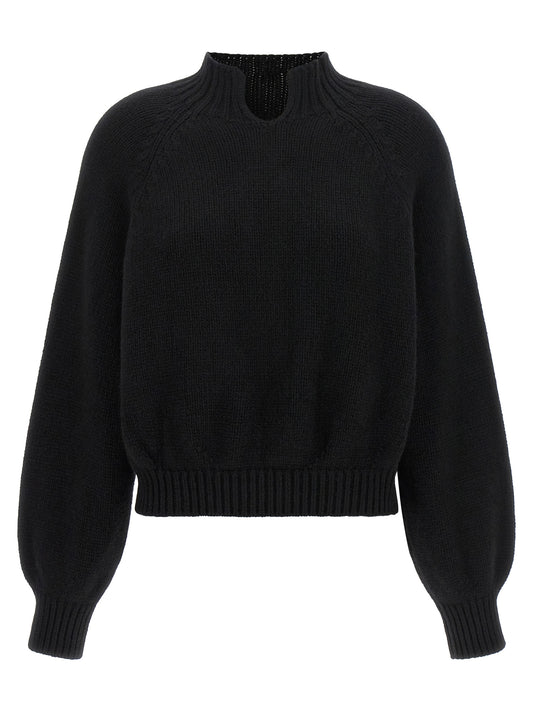 Khaite Schwarzer Kaschmir-Cardigan