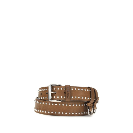 Miu Miu Cintura in Camoscio – Marrone