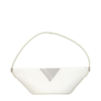 The Attico bianco pelle-borsa a mano