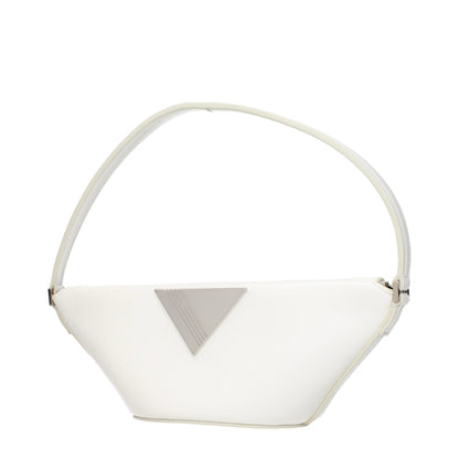 The Attico bianco pelle-borsa a mano