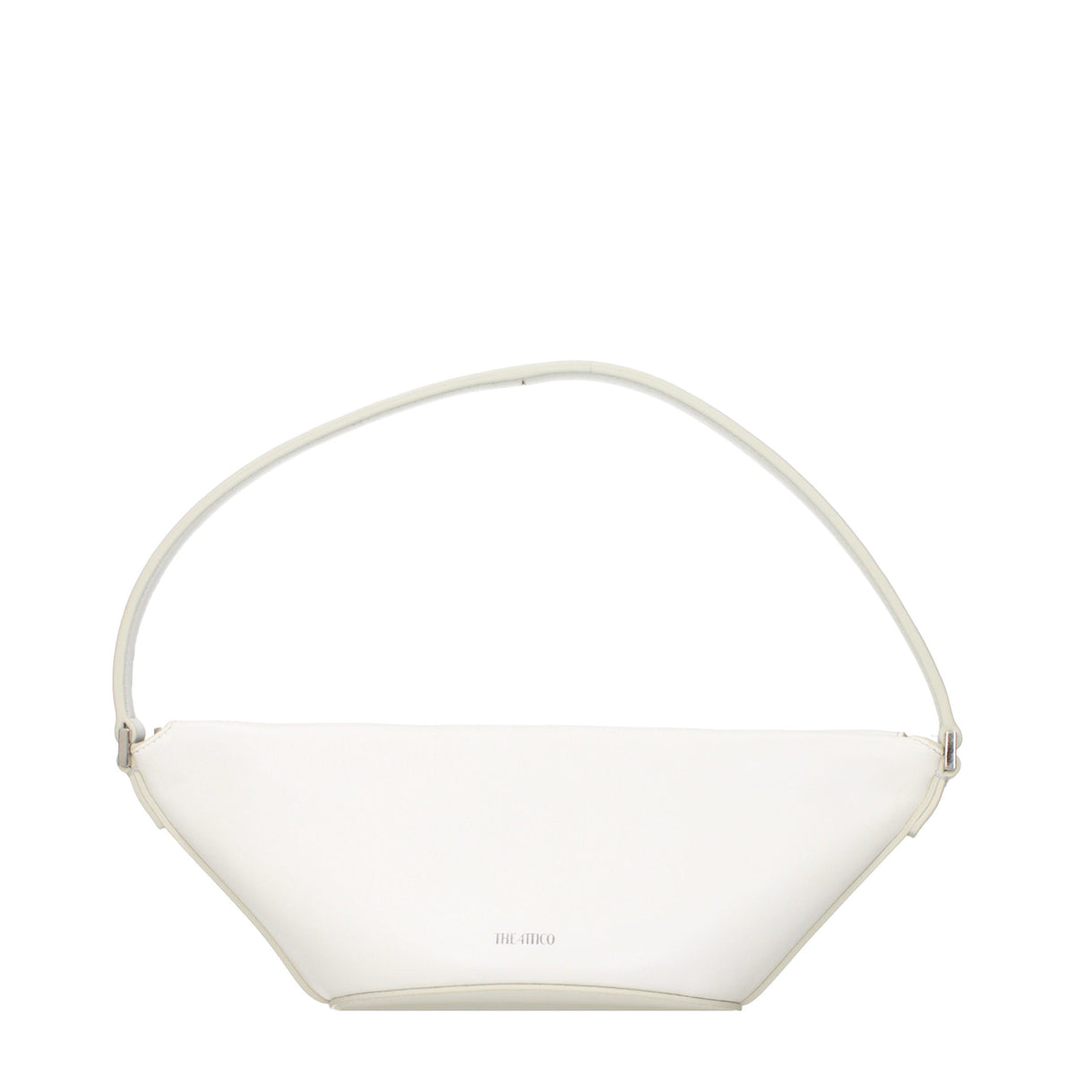 The Attico bianco pelle-borsa a mano