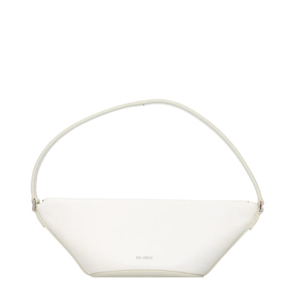 The Attico bianco pelle-borsa a mano