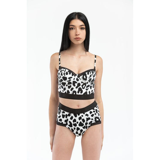 Moschino Schwarzes Modal-Stretch-Tanktop