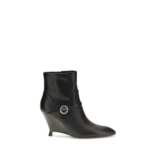 PINKO Schwarze Ankle Boots aus Kalbsleder – Produktansicht 1 | Arca Lucia