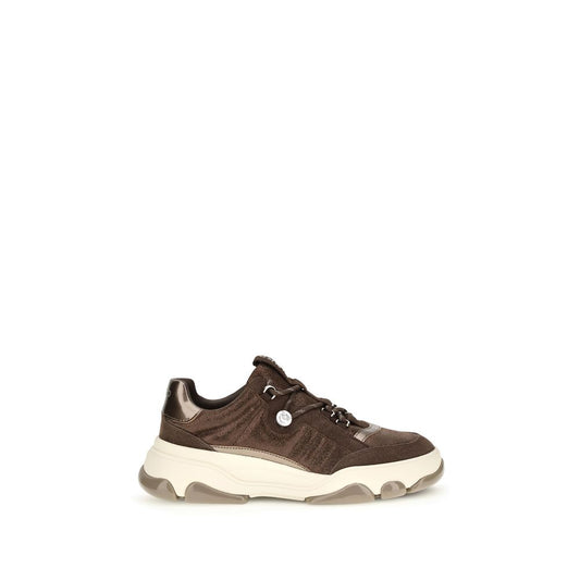 PINKO Braune Kalbsleder Chunky Sneaker – Produktansicht 1 | Arca Lucia