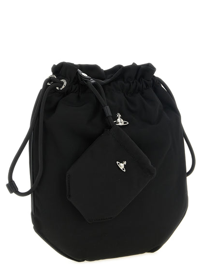 Vivienne Westwood Schwarze Pouch mit Schulterriemen