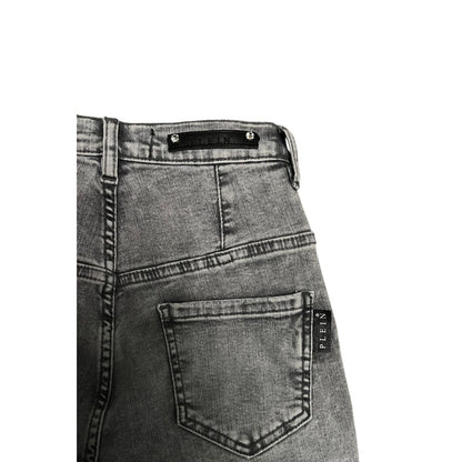 Philipp Plein Graue Baumwollhose für Damen – Produktansicht 4 | Arca Lucia