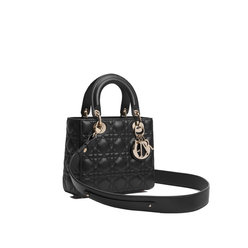 Dior Schultertasche aus Leder in Schwarz – Ansicht 2 | Arca Lucia